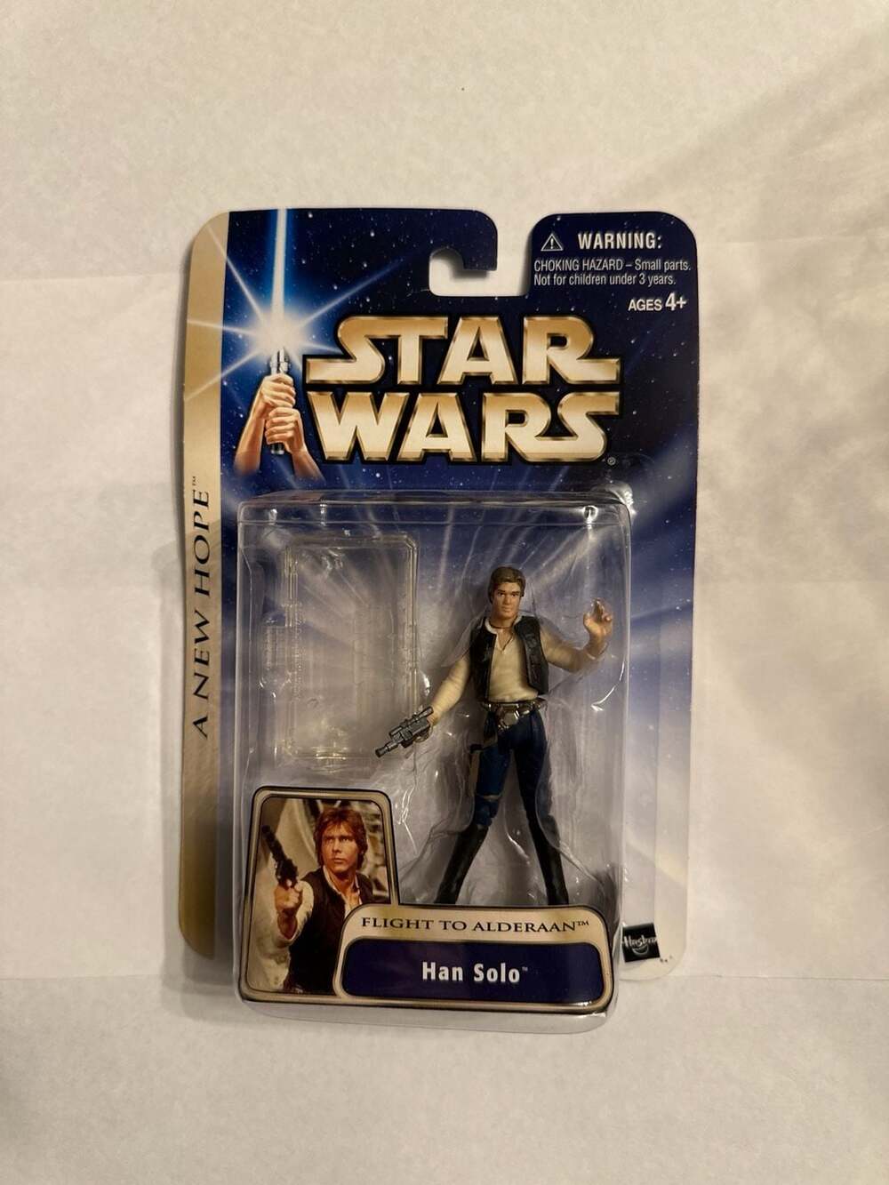 Hasbro Star Wars A New Hope Han Solo Flight to Alderaan 3.75" Action Figure